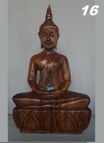 Bouddha style sukhothai bois de manguier